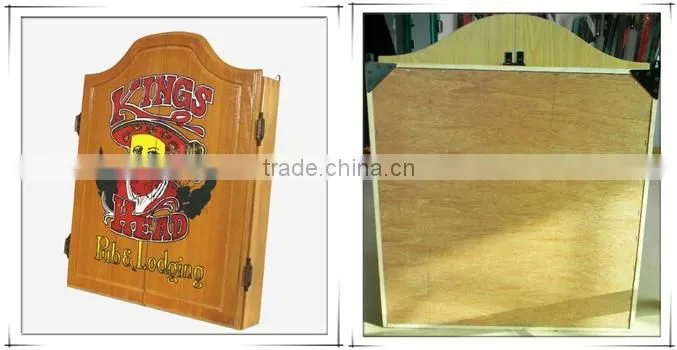 MDF custom cabinet with dartboard