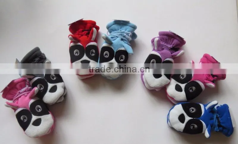 polar fleece thermal padding winter glove