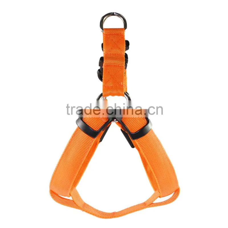 LED Flashing Light Dog Harness Safety Pet Dog Puppy Harness Collar & Lead Leash