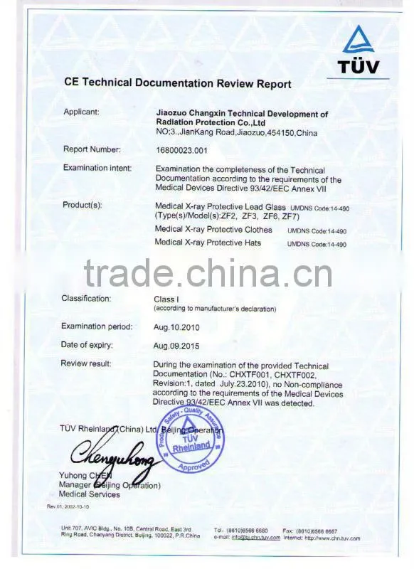 2014 hot sale leaded window from x ray shielding