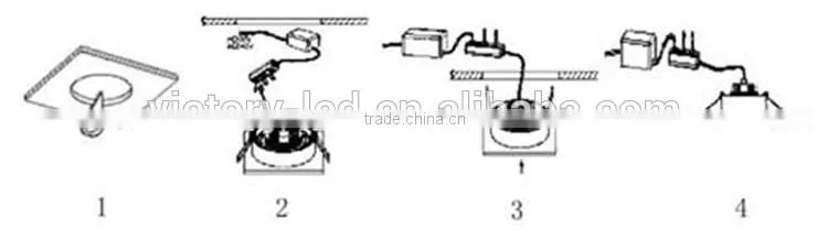 Energy Saving Led Down Light Office Home Hotel Led Ceiling Light