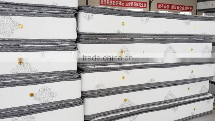 Comfortable two side used European size spring mattress for hotel
