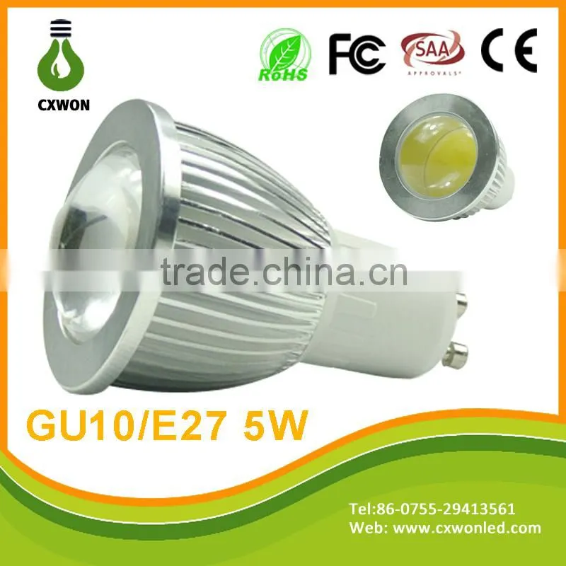 high quality COB 7W LED GU10 spotlight