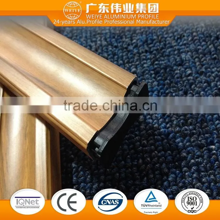 5050 T3-T8 0.8-1.4mm aluminum extruded for shutter with eletrophoresis finish