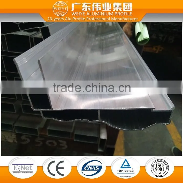 Guangdong factory aluminum extrusion profile with edging for heavy sliding door