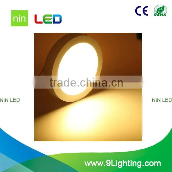 3w round slim panel light
