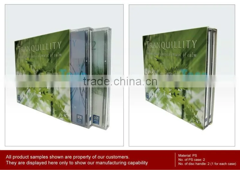Disc Packing Material (CD, DVD5, DVD9 & DVD10 Replication)