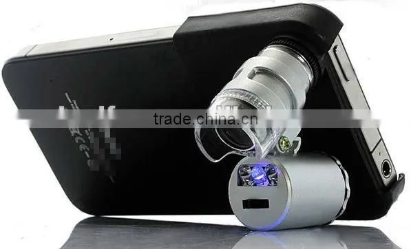 60X Microscope for Apple iPhone 4 4S,Mobile Phone Micro Lens