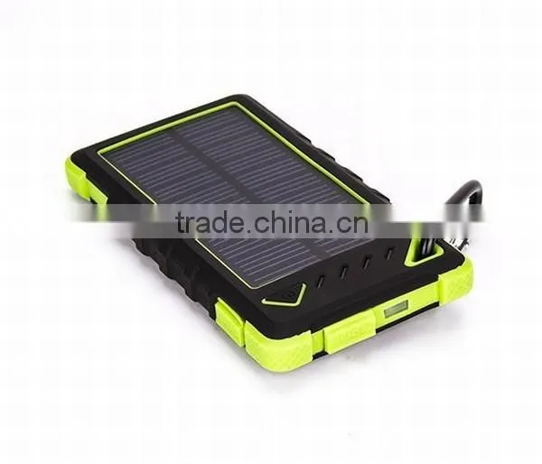 AWC455 8000mAh Leather Built In Input and Output Cable Power Bank Mobile Power Pack