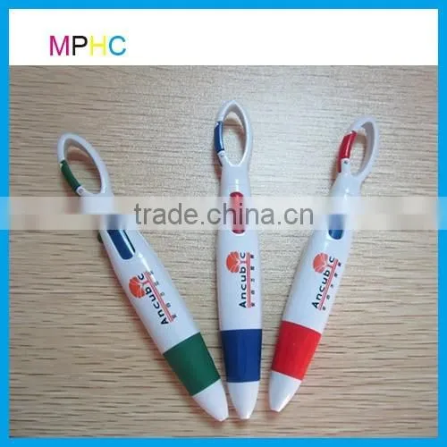 Fancy Portable Small Bottle Shaped Ballpoint Pens with cord for mobile/keychain