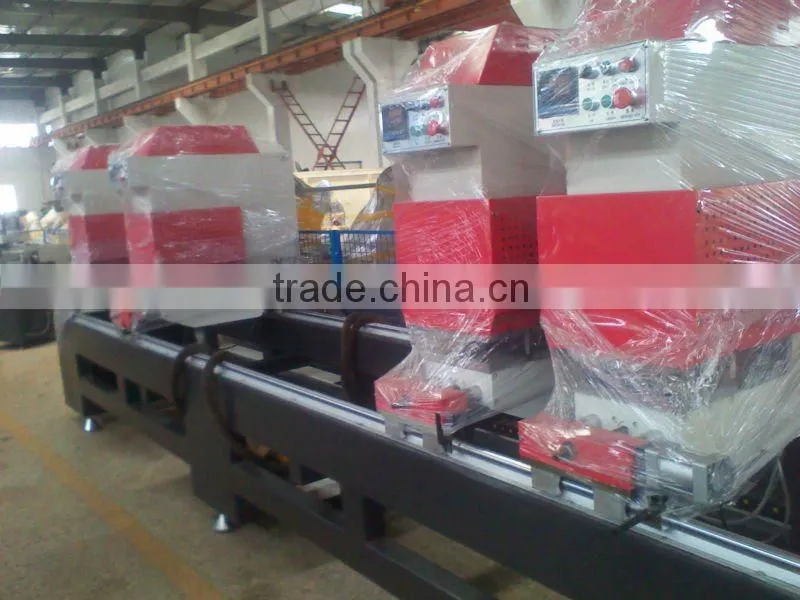Four Heads PVC Profile Welding Machine / UPVC Doors and Windows Equipment