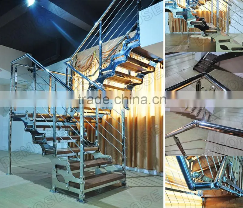 Space Saver Straight Stairs with Open Risers