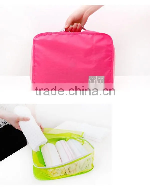 FDX large clothes mesh bag organizer for travel