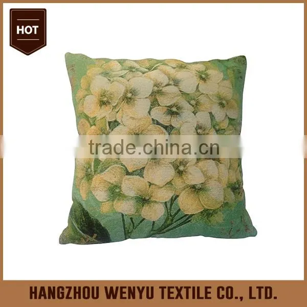 2016 new arrival Jacquard Linen Cotton Pillow case Home Sofa Cover