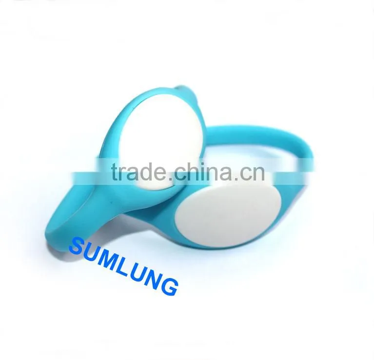 Colorful waterproof 125KHz EM Proximity RFID Wristband 9 colors for your choices