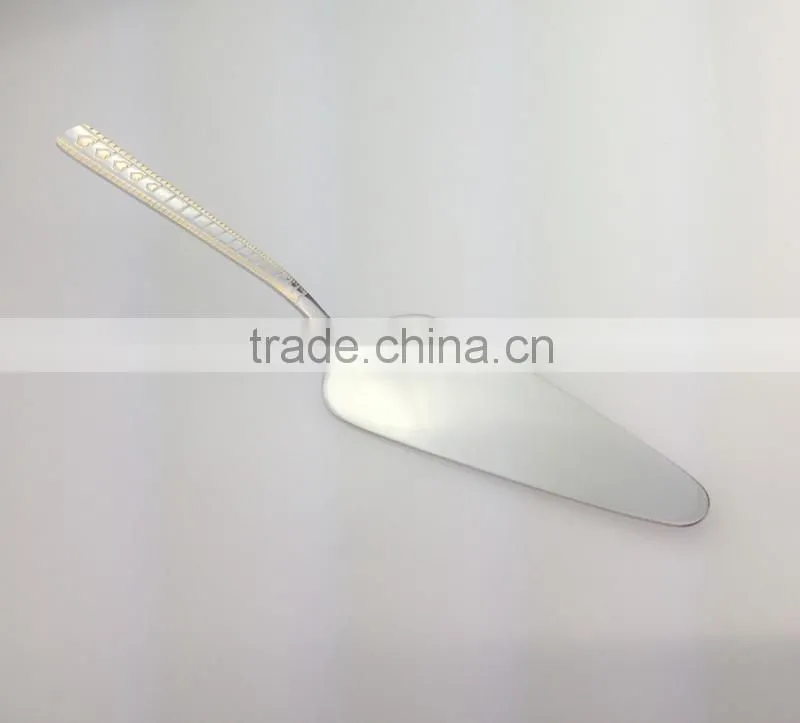 stainless steel cake server pizza server good polish
