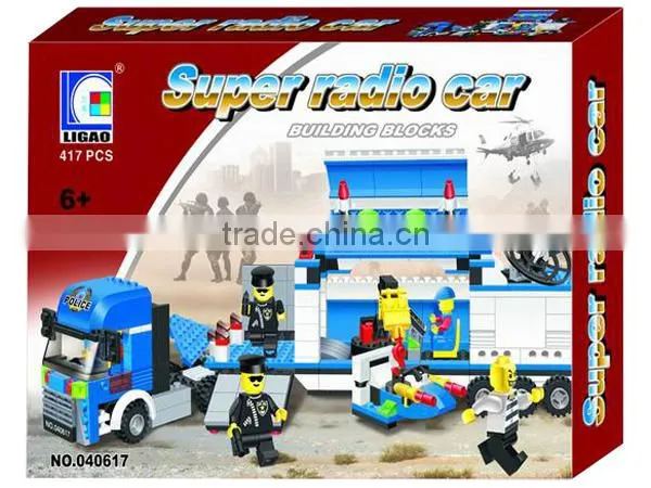 enlighten brick toy Truck Toy ABS Building Blocks
