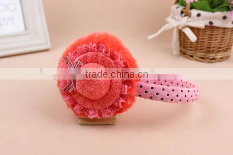 Factory wholesale warm faux fur earmuffs with cheap price