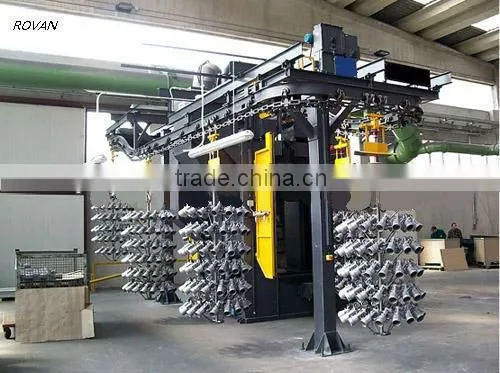Q58 series warranty, OEM acceptable,piled and released type shot blasting machine for sale