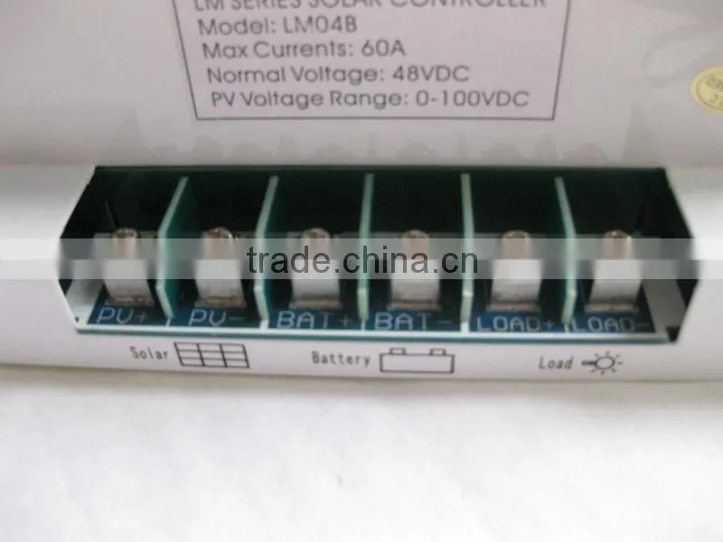 LCD+MPPT LED Solar Charge Controller