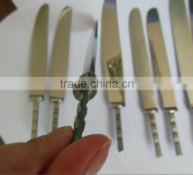 Stainless steel Cheese blades with hole Cheese knife blades