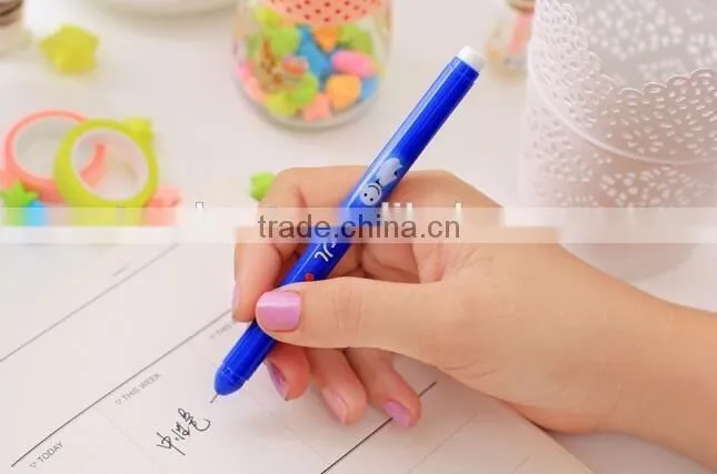 0.38mm Cute Expressions Snowman Gel Pen Ink Marker Pen School Office Supply Escolar Papelaria