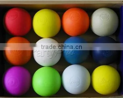 Partypro Alibaba China Market Promotional Black High Quality Lacrosse Ball