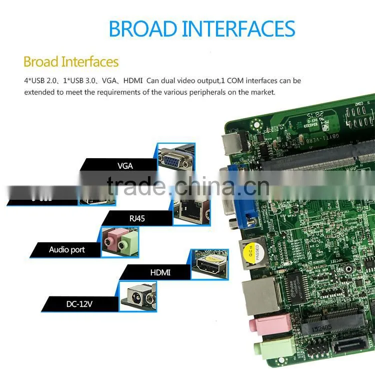 Highest cost effective X30 -2117u Desktop motherboard Mini PC Computer Desktop Mini Support Linux OS Ubuntu
