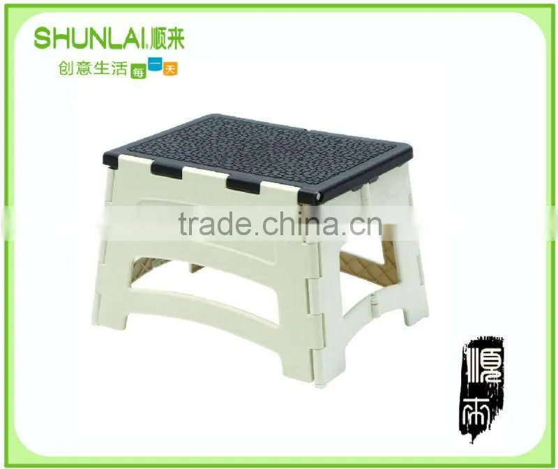 2014 Home House Garden Portable Bench Plastic Folding Step Stool Chair Footstool Cool