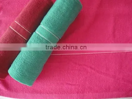 cheap cotton solid color bath towel bamboo fibre towel