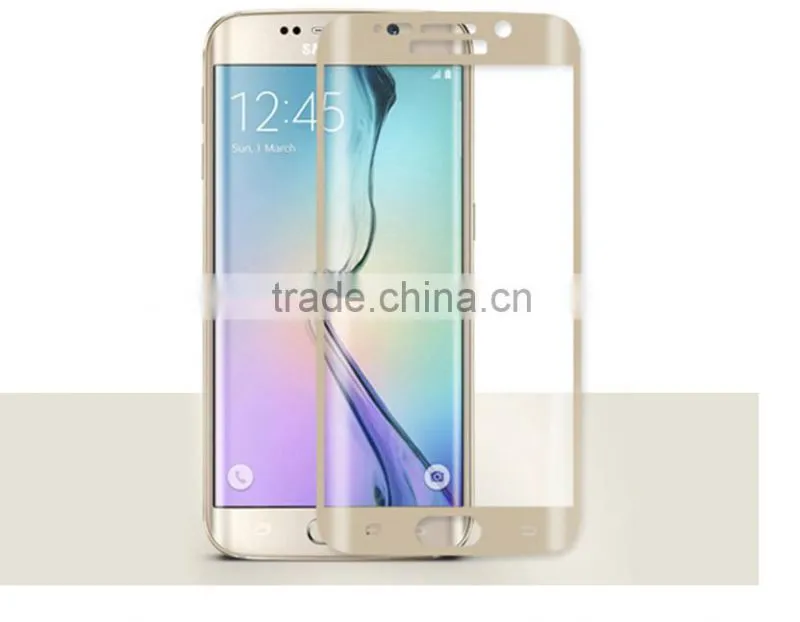 2016 New Arrival Full Cover 3D curved tempered glass screen protector For Samsung Galaxy s7 edge