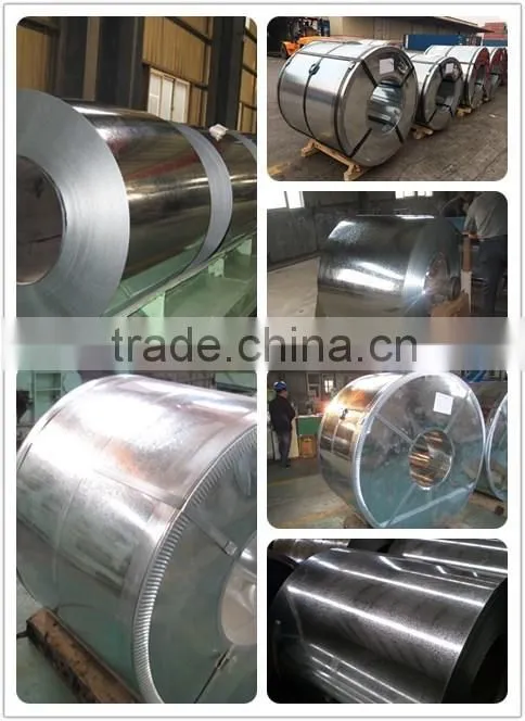 Zinc coating 15g-275g/m2 900mm width 0.48mm thickness galvanized steel for construction