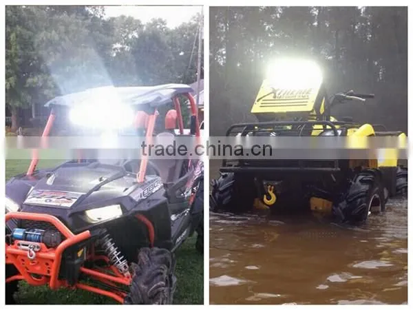 Car accessories , 9" 185W LED Driving Light High Intensity Black Red Led Work Light For Offroad 4x4 4WD 185W