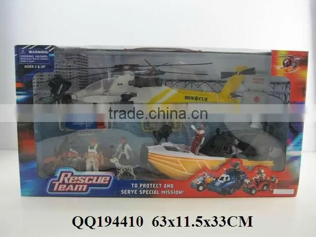 Rescue team set, funny set toy for kids, funny pretend toy