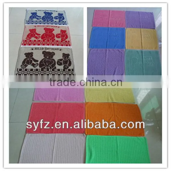 100 cotton modern design bath mat