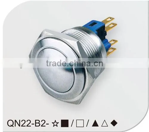 IP67round self-locking 22mm push button switch