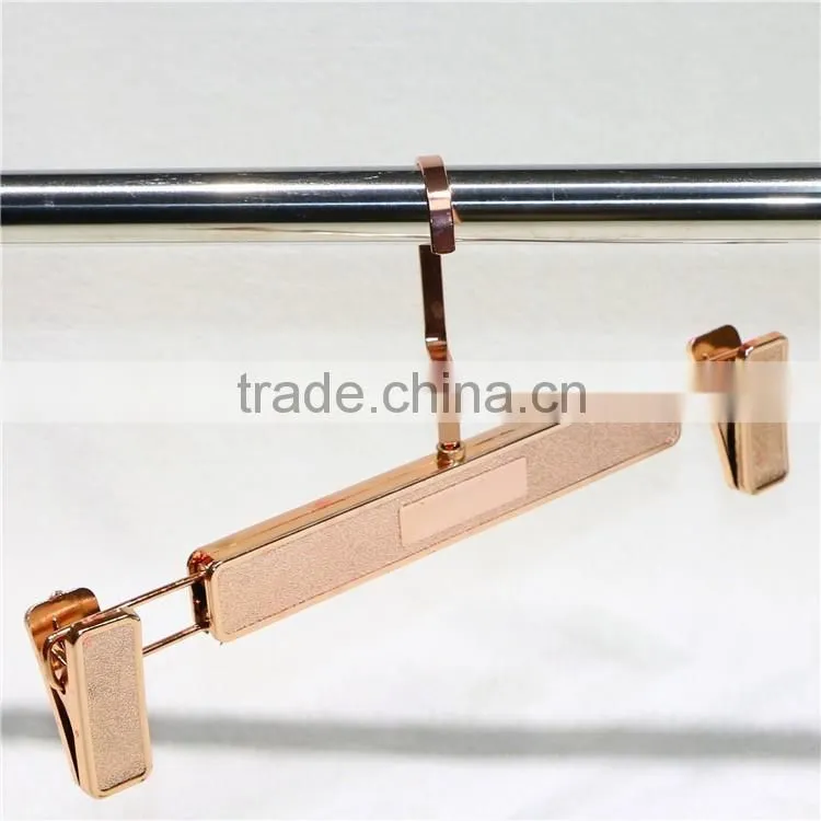 Luxury thin plastic adult hanger for pants display