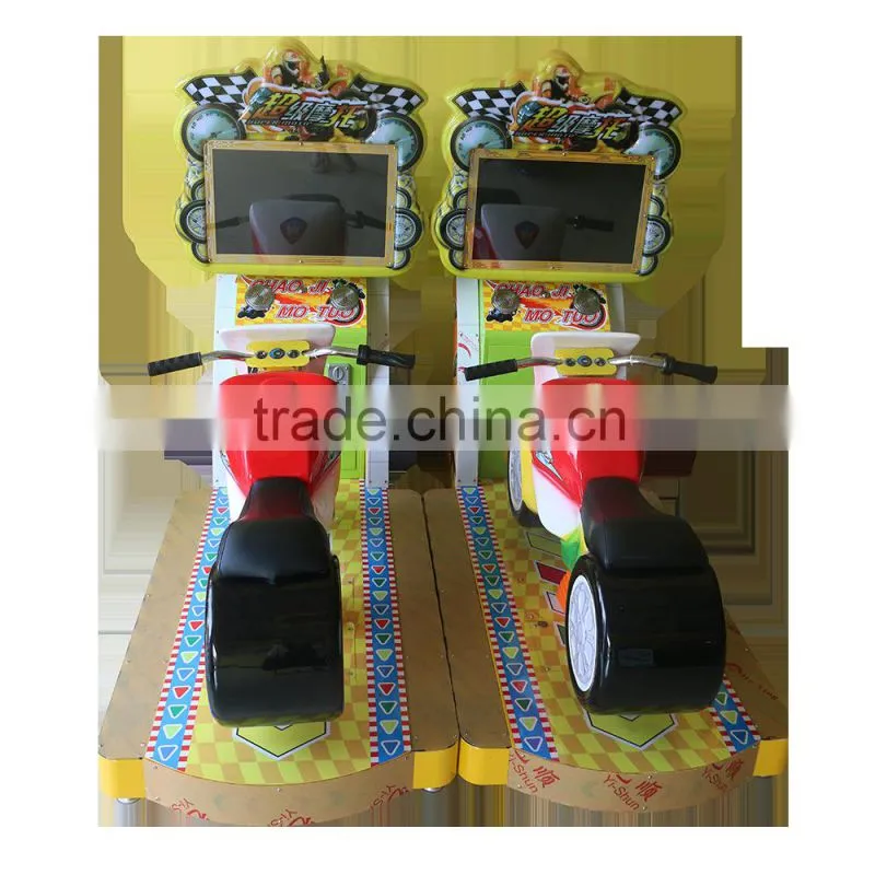 LED Screen Super Bike Motorcycle Racing Game Machine In Coin Operated