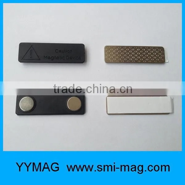 High quality green color magnetic name badges wholesale