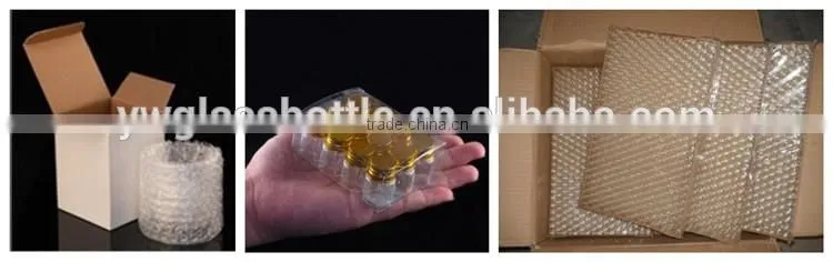 15ml retangular luxury perfume bottle, spray bottle glass packaging with metal cap