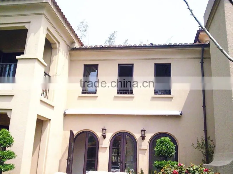 2014 new motorized automatic manual acrylic fullcassette retractable awning