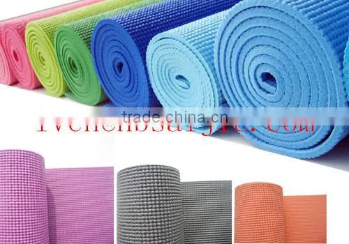 Eco-friendly pvc yoga mat, yoga mat with good quatily