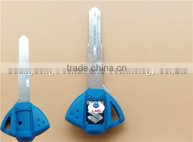 Motorcycle Blank Key Uncut Blade For Suzuki Brand GSXR 600 750 1000 GSX1300R GSF 650