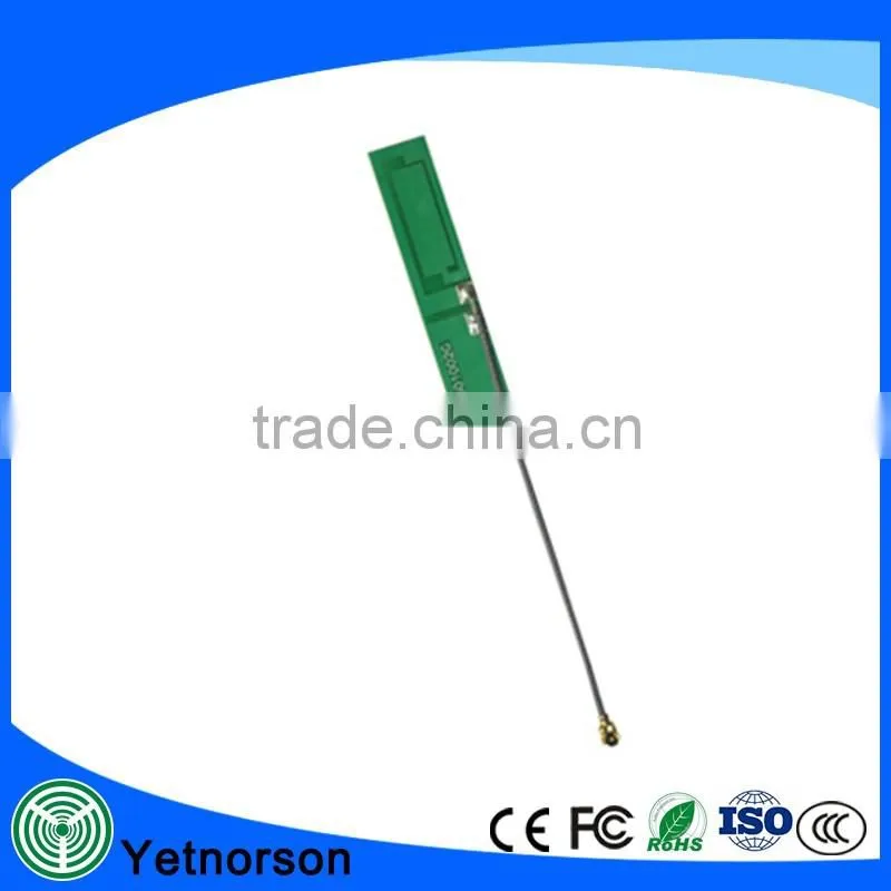 Factory supply 2.4g wifi internal patch antenna with IPEX UFL connector and 1.13 cable