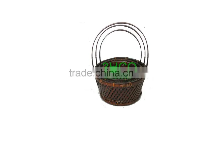 2015 New Product Water Hyacinth Hamper for Home Decoration and Furniture
