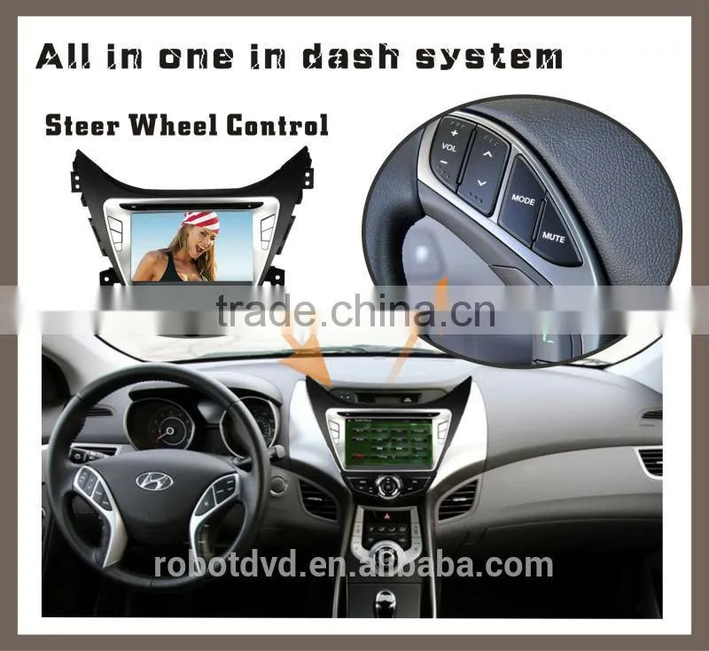 Fit for Hyundai elantra 2014 double din car gps dvd