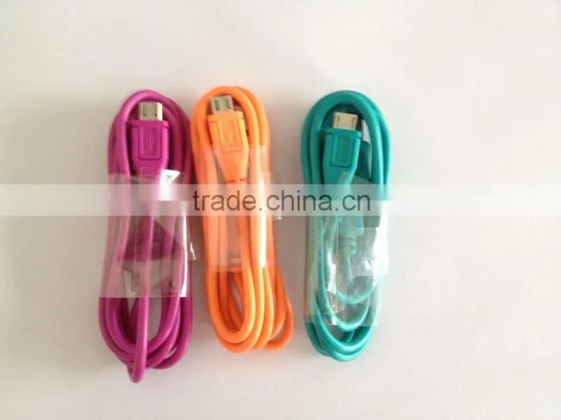 HOT sell micro usb 2.0 data charging cable with CE ROHS approved for cellphone