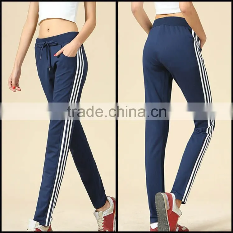 stylish custom casual gym sports long pants for ladies with top quality low price