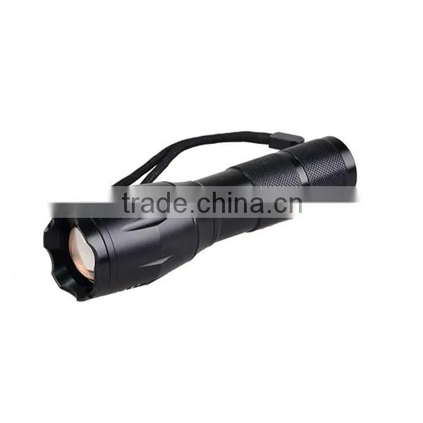 E17 XM-L T6 2000 Lumen Zoomable and Waterproof LED Flashlight