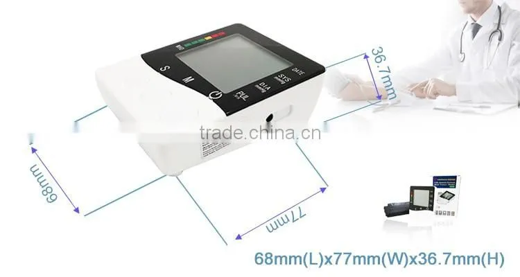 LCD memory electric screen digital electric arm blood pressure machine sphygmomanometer